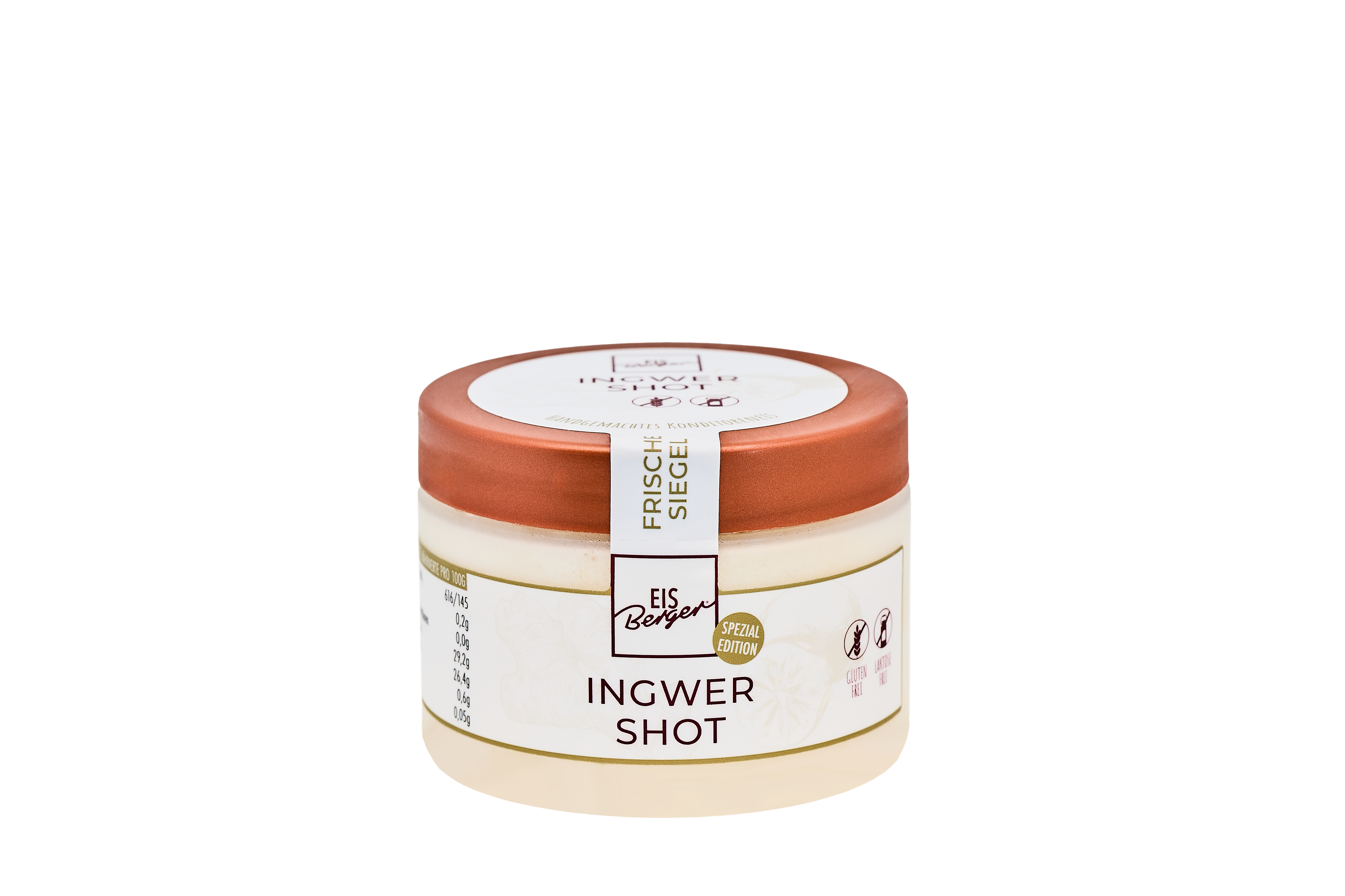 EisBerger Eisdose 150ml Ingwer Shot