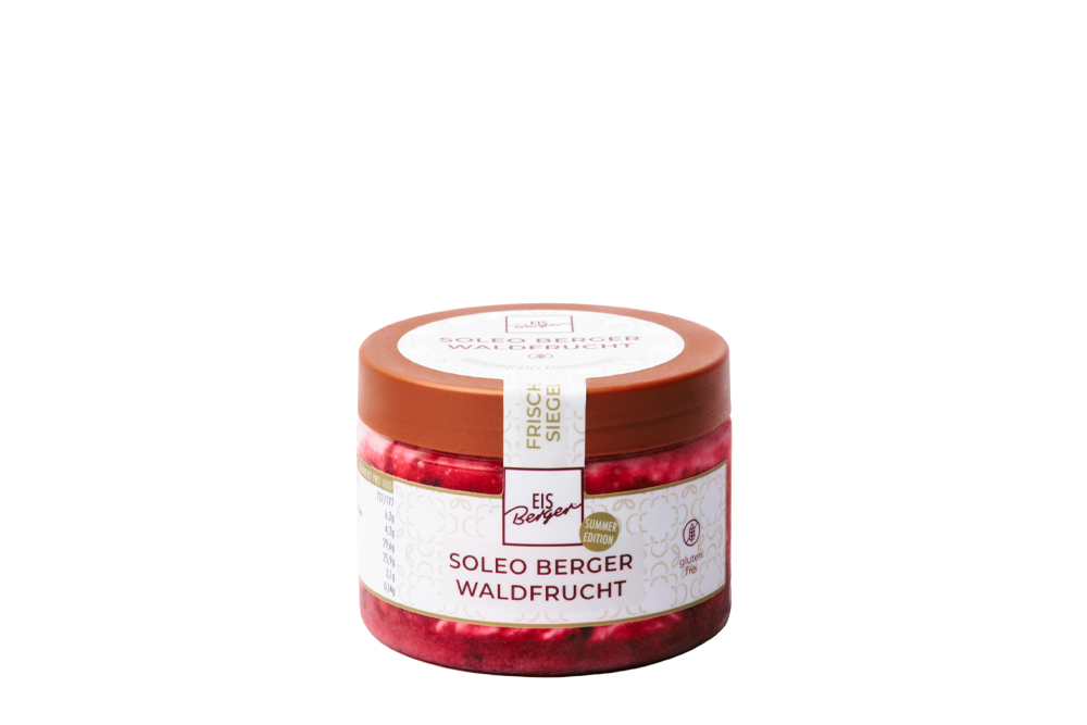 EisBerger Eisdose 150ml Soleo Berger Waldfrucht