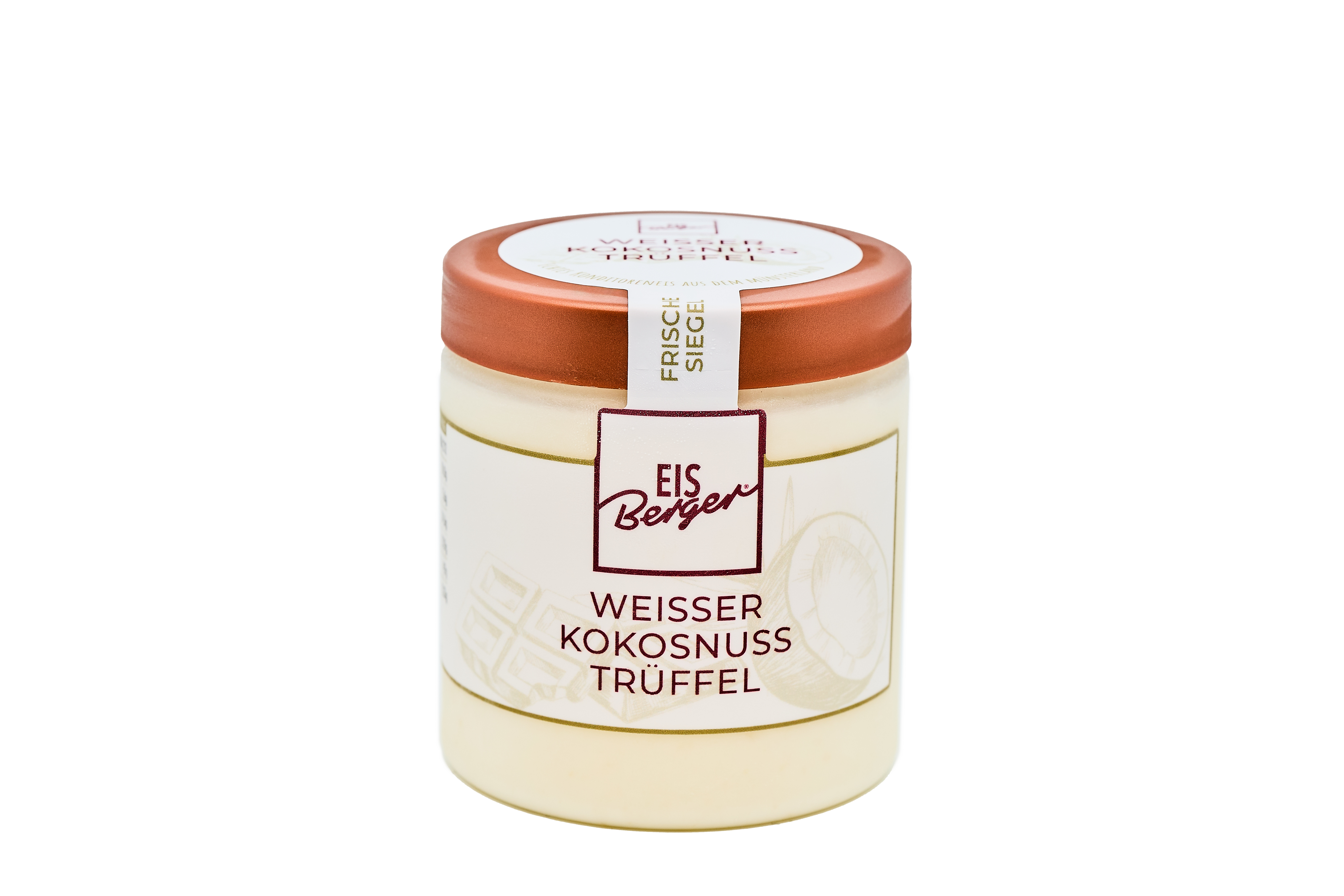 EisBerger Eisdose 250ml Weisser Kokosnuss Trüffel
