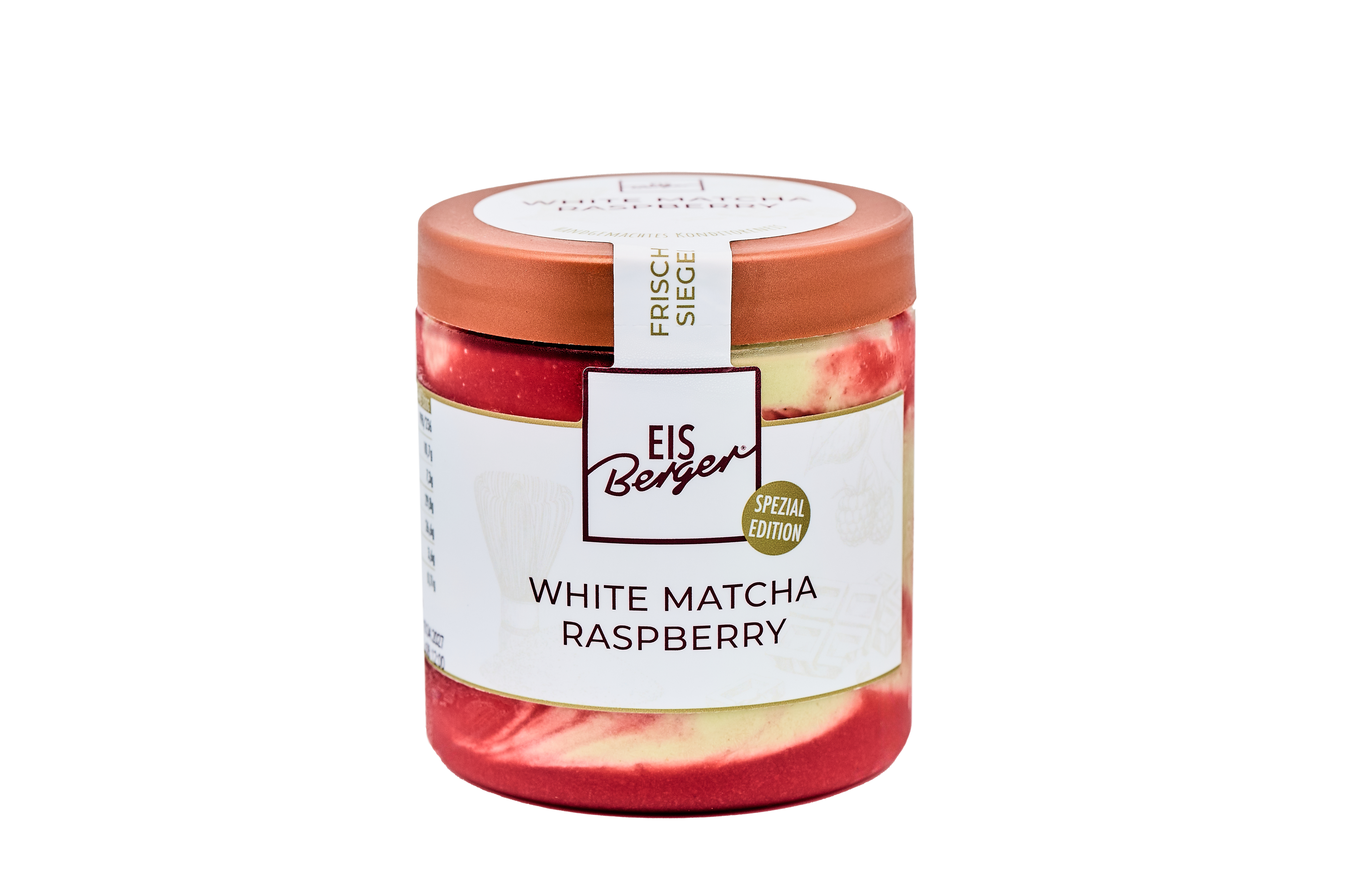 EisBerger Eisdose 250ml White Matcha Raspberry