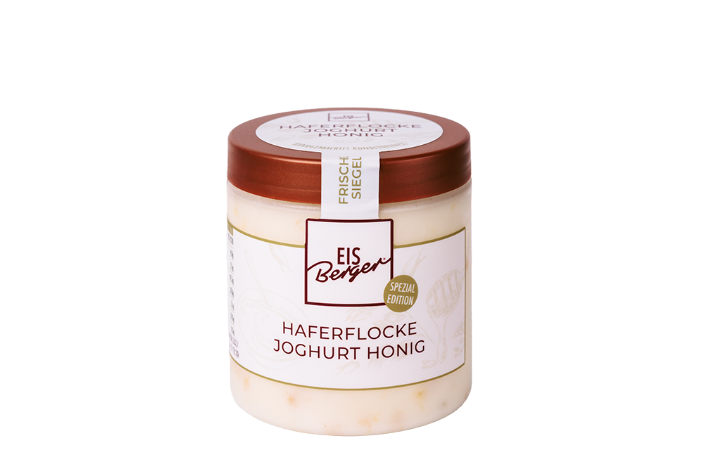 EisBerger Eisdose 250ml Haferflocke Joghurt Honig