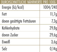 EisBerger Eisdose 600ml Weiße Schokolade Erdbeer
