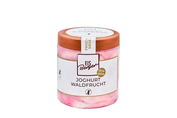 EisBerger Eisdose 250ml Joghurt Waldfrucht