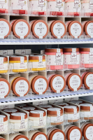 Warenvorschubsystem für Tiefkühlschrank