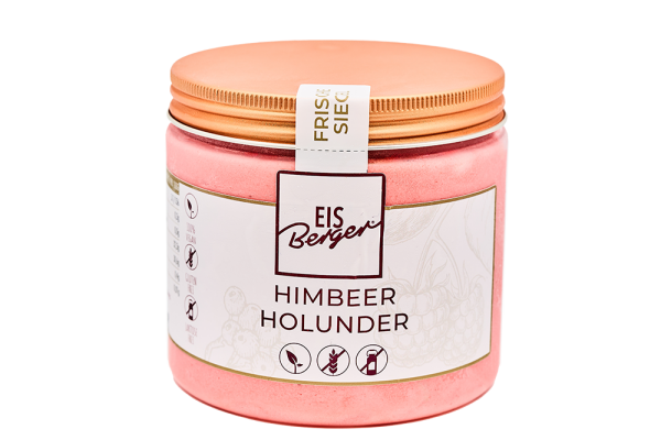 EisBerger Eisdose 600ml Himbeer-Holunder