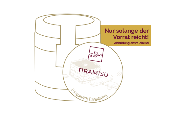EisBerger Eisdose 250ml Tiramisu