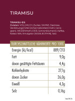 EisBerger Eisdose 250ml Tiramisu