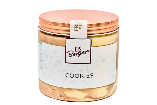 EisBerger Eisdose 600ml Cookie