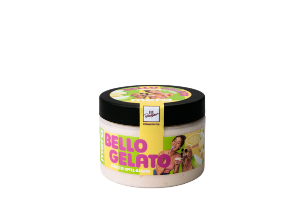 BELLO GELATO Eisdose 150ml Hundeeis-Apfel-Banane