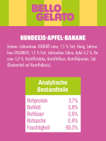 BELLO GELATO Eisdose 150ml Hundeeis-Apfel-Banane