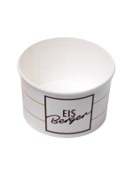 EisBerger Eisbecher Pappe Mittlerer Becher (3–4...