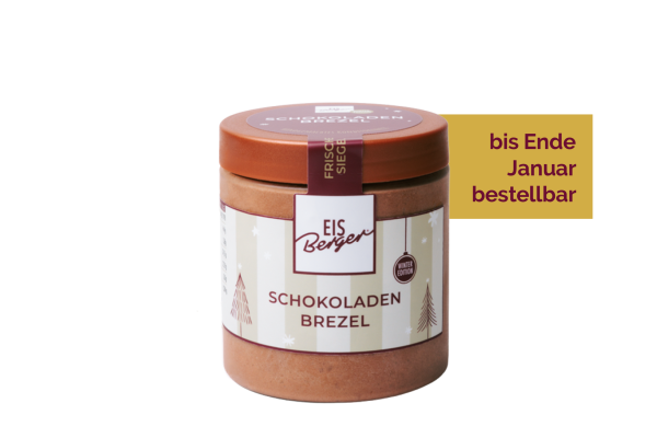 EisBerger Eisdose 250ml Schokoladen Brezel