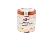 EisBerger Eisdose 250ml Weiße Schokolade Erdbeer