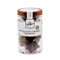 EisBerger 400ml Himbeer Brownie Glutenfrei mit Caramelsauce