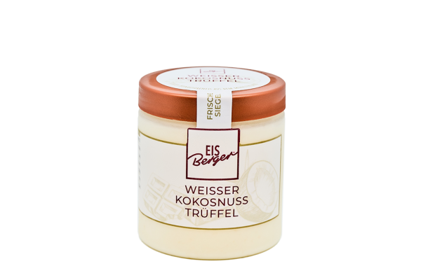 EisBerger Eisdose 250ml Weißer Kokosnuss Trüffel