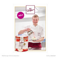 EisBerger Poster Spaghetti Eis Bannerstoff DIN A2