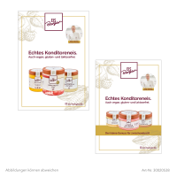 EisBerger Poster 2 Motive Echtes Konditoreneis 250ml/...