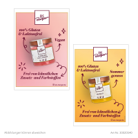 EisBerger Poster 2 Motive Himbeer / Mango DIN A3