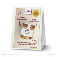 EisBerger Tischaufsteller Motiv Himbeer Cookie 16,2 x 9,8 cm