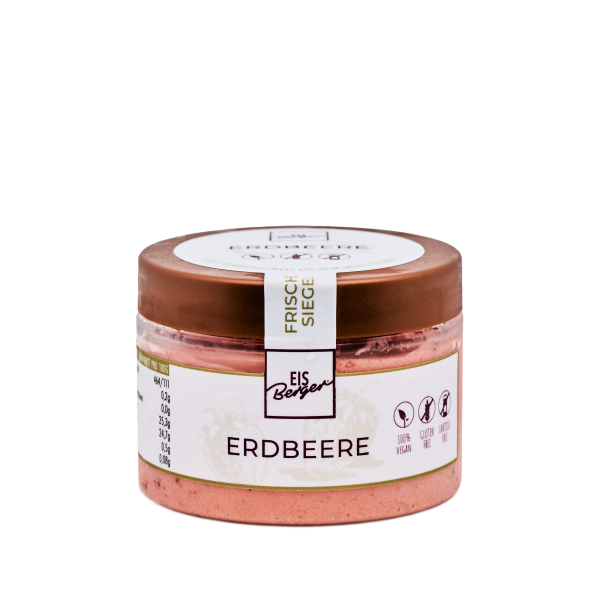 EisBerger Eisdose 150ml Erdbeer